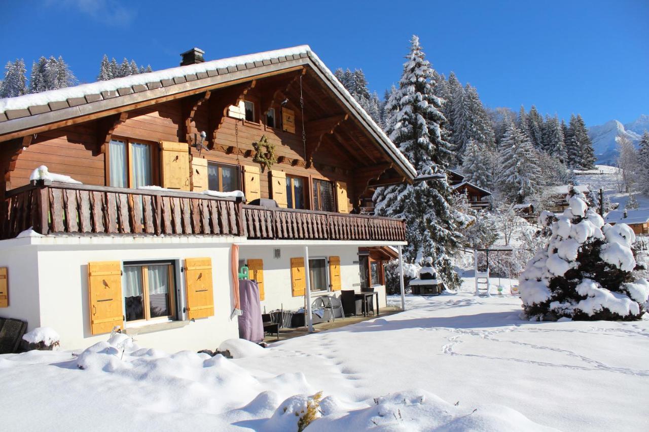 Chalet Le Slalom Arveyes Exterior photo